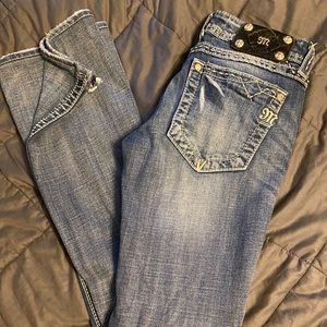 Size 27 Miss Me jeans bootcut